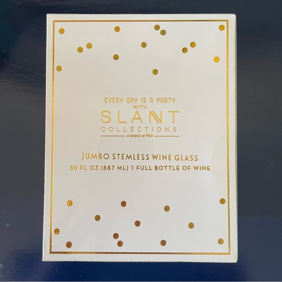 Slant Collections Jumbo Stemless Stemless Wine 30 oz Glass - Picture 5 of 5